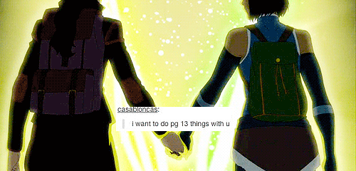 talesofnorth:  korrasami + tumblr text posts, pt.2 [pt.1]