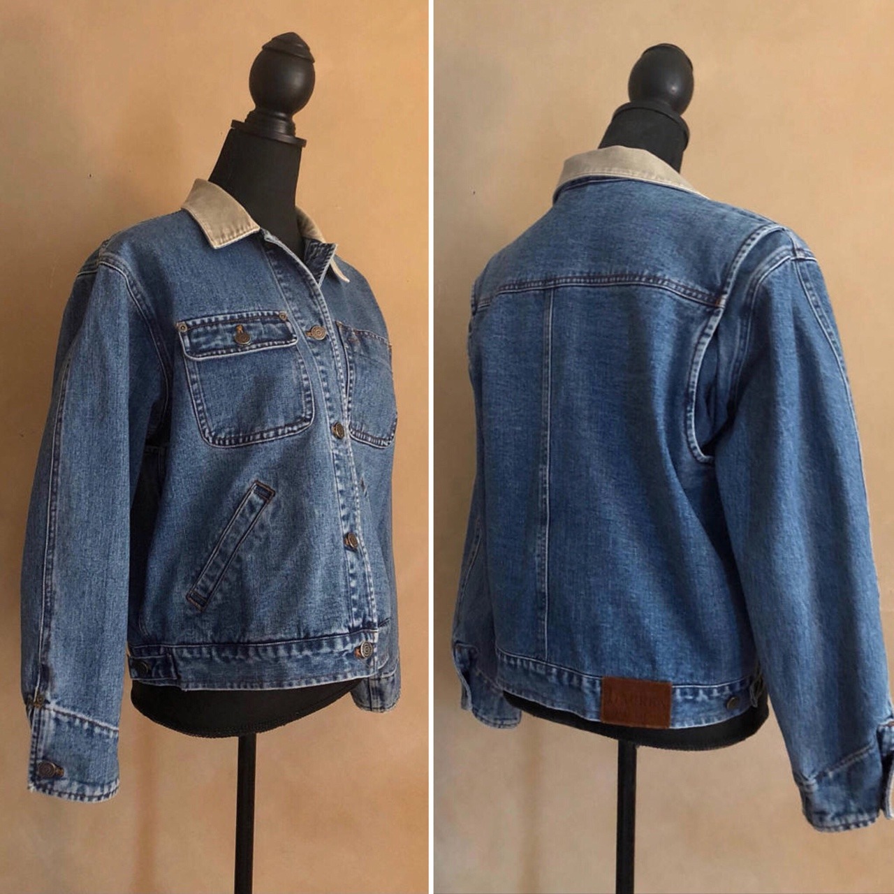 vintage ralph lauren jean jacket