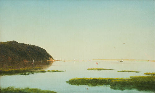 John Frederick Kensett - View of the Shrewsbury River, New Jersey (1859)