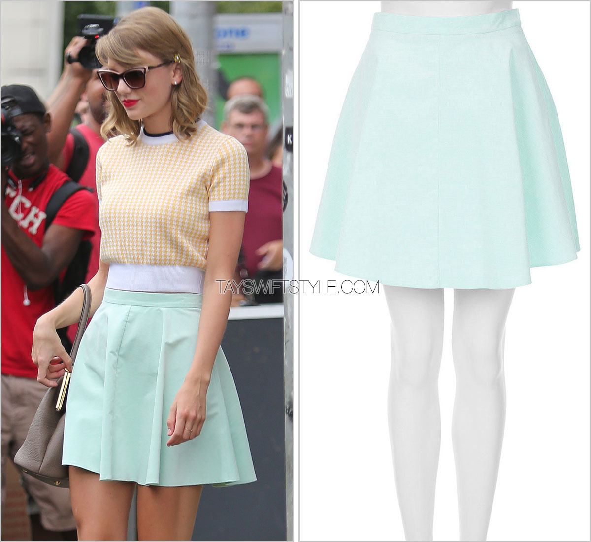 Taylor Swift's $746 Matching Top and Skirt Look So Similar to This