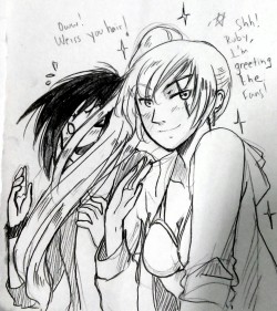 gobletdays:  :) weiss your* hair! XD 