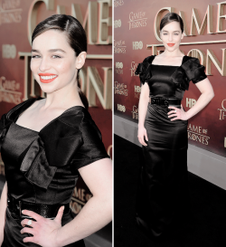 Emilia Clarke at the San Francisco Premiere of Game of Thrones Season 5 (March 23, 2015)