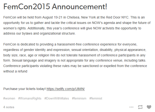 pendulosity: ATTENTION: Femcon 2015 is a scam. Some users on 4chan decided to create a fake conventi