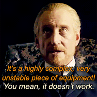 charlesdances:Charles Dance as Lord Havelock Vetinari, Patrician of Ankh-Morpork in Terry Pratchett’