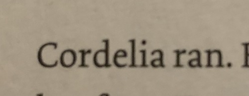 Goddamn Cordelia's Really Getting Her Cardio Done In Chain Of Thorns