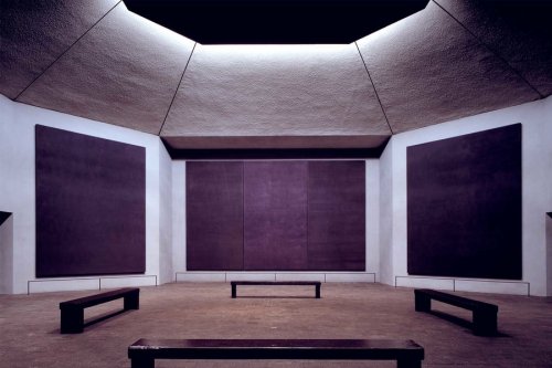 Rothko chapel interior, By Mark Rothko (American, born in Latvia, 1903 – 1970) 1964-1971The Ro