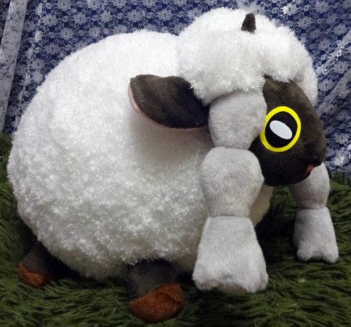 Finally found some time to complete a newbie :)Summer had passed, but there’s big (50x30 cm) Wooloo 