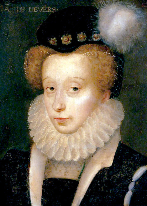 Henriette of Cleves, Duchess of Nevers (1542-1601) by Francois Clouet, 16th century