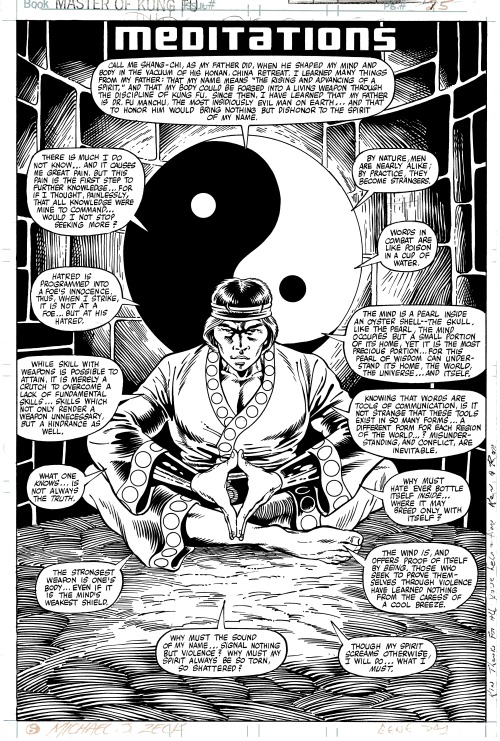 Master of Kung Fu 94 pg15 by Mike Zeck