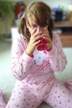 Serioustallandtalented:  Drink Up Sweetie  Disguised Within Baby Jenny’s Favourite