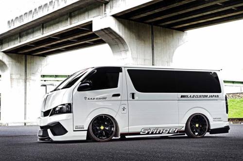 Toyota Hiace H200発表から大好評頂いております200系ハイエース用エアロ、スティンガー。… - S.A.D Custom Japan