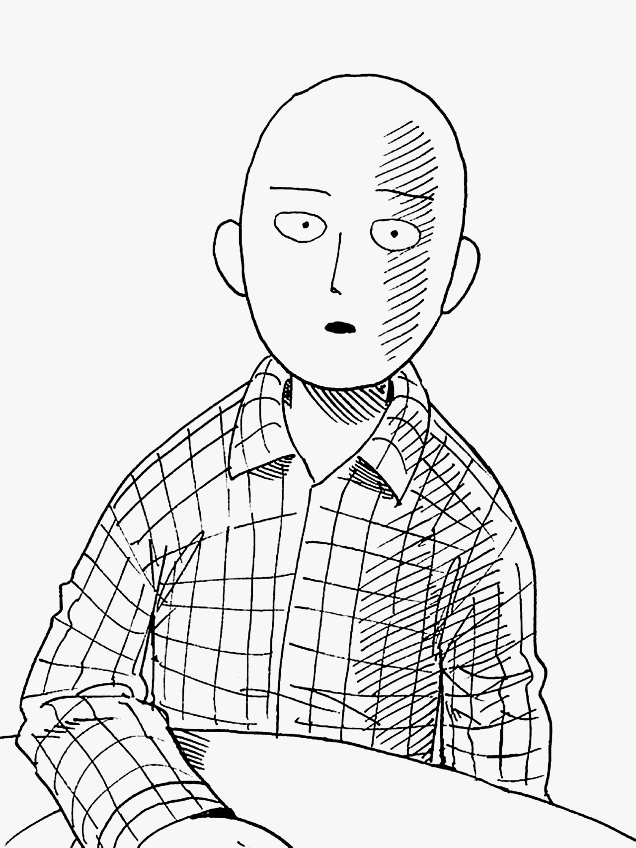 saitamaspupil:  Saitama + different outfits 