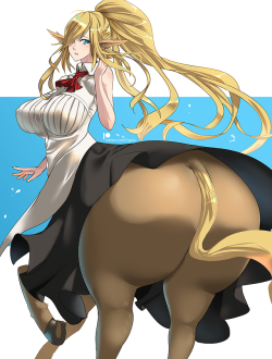 cgsio-nsfw:   Centorea from Monster Musume. Full size/NSFW version in Patreon Feb pack. https://www.patreon.com/Cigusa 