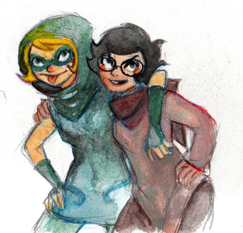ampora-of-hearts: i decided to practice more with watercolors hmhm