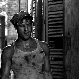 jakeledgers:  Marlon Brando as Stanley Kowalski in A Streetcar Named Desire (1951) Dir. Elia Kazan