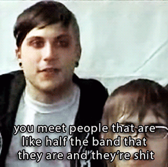 msbelievers:  Frank Iero talking about the tour with Green Day 