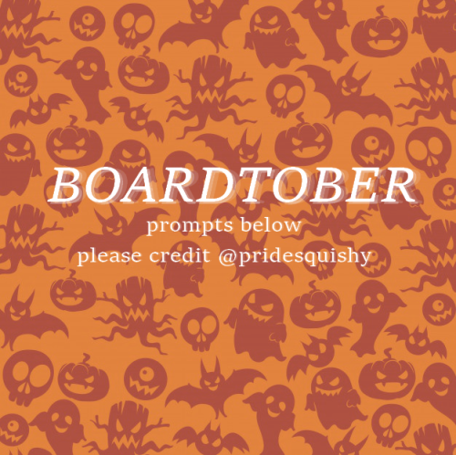 it’s that time of year again! last year, i hosted an event called boardtober. it involved making a s