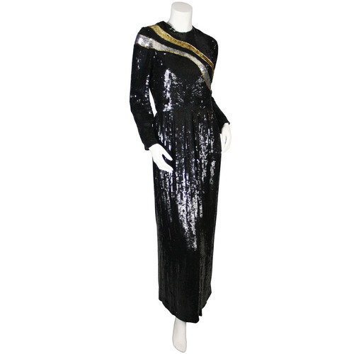 Lillie Rubin 70&rsquo;s Ultra Glam Sequin Cocktail Dress available at Featherstone Vintage