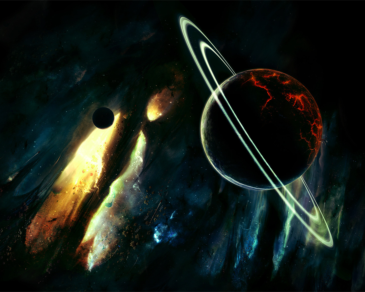 thecyberwolf:  Space Art by Erik Schumacher Deviant Art - Website 