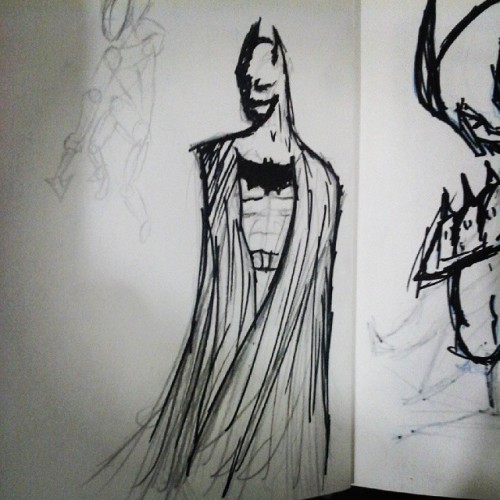 #sketch #batman #draws #doodle #justiceleague #dc #comics #gothamart