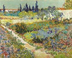 urgetocreate:  Vincent van Gogh, Garden with Path, Arles, July, 1888
