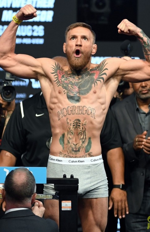 Conor McGregor at his Fight Weigh-In at T-Mobile Arena in Las Vegashttp://www.vjbrendan.com/2017/08/