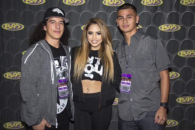 villegas-news:  December 12th:  Jasmine V meets fans at the B95 Fresno Holiday Jam.(Part