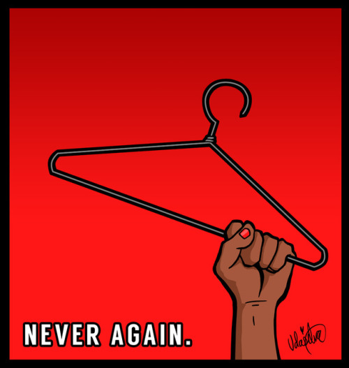 A piece of political art done by me in solidarity with the women striking today.