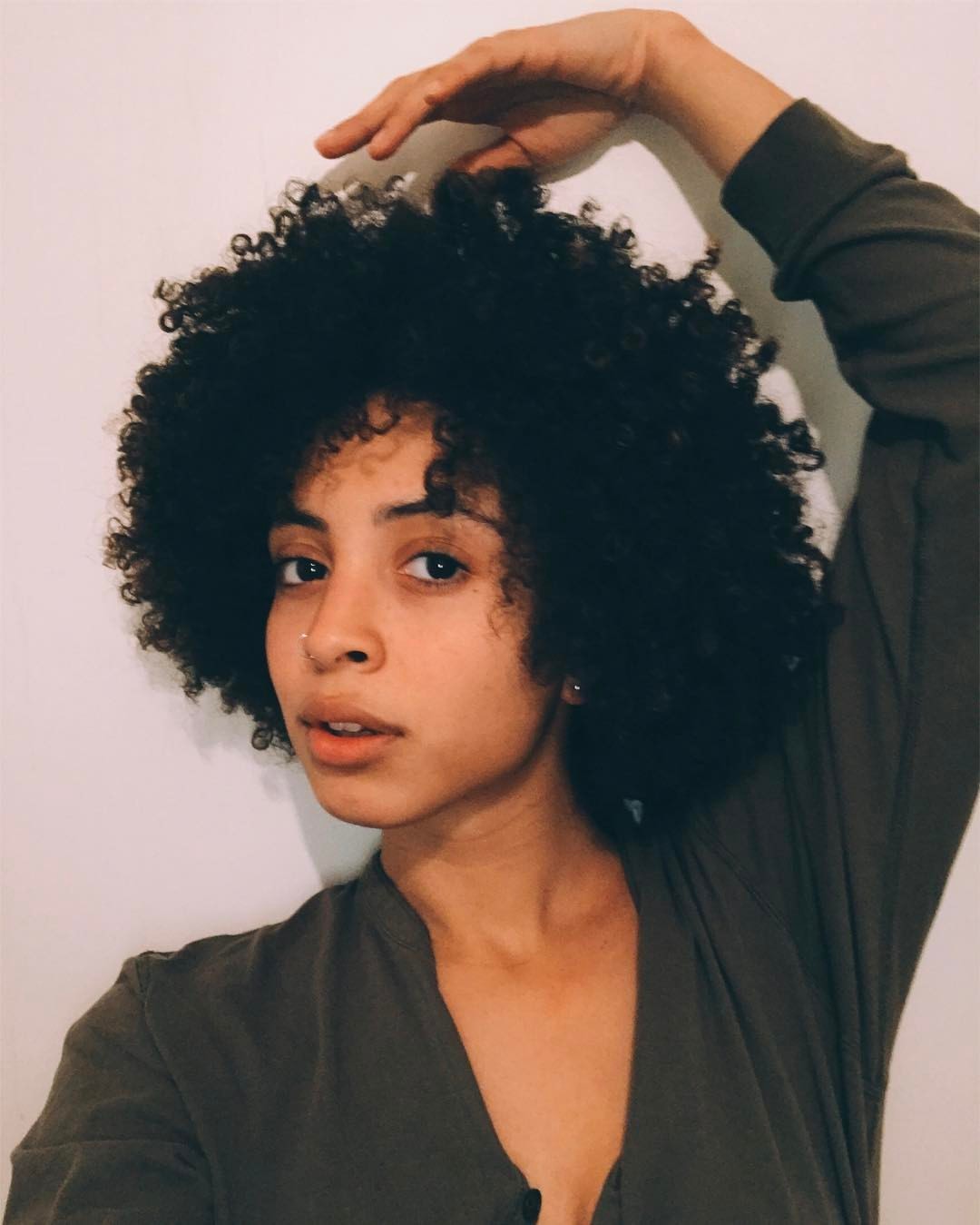 i-mabeaut:  ameenaeliz:  i-mabeaut:  feelin angelic 👼🏽✨ curly halo  Yessss