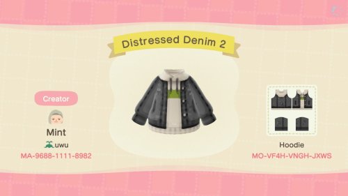 qr-closet: distressed denim jackets