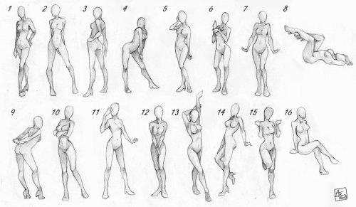 anatoref:Aomori’s Pose References