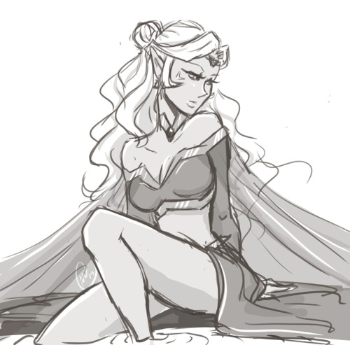 blk-l:Don’t think I have truly drawn Allura before