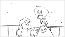 ghostdigits:  Post 2 of 3, it sucks that Tumblr has a ten image cap.Here are some boards from act three of “Alone at Sea”. This was my first time drawing Jasper! Lapis and Jasper are two characters I have great difficulty with - Amber was a big