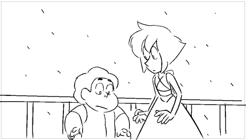 ghostdigits: Post 2 of 3, it sucks that Tumblr has a ten image cap. Here are some boards from act three of “Alone at Sea”. This was my first time drawing Jasper! Lapis and Jasper are two characters I have great difficulty with - Amber was a big