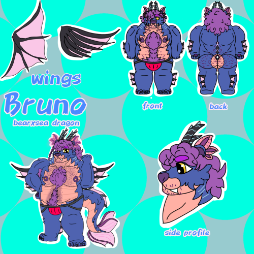 So I Decided To Redesigne My Fursona :3. I Made Him Look Bigger And Older And I Made His Colors More