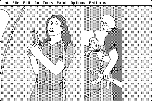 Do these images look familiar?I have redrawn what I can remember from a game I played in a middle sc