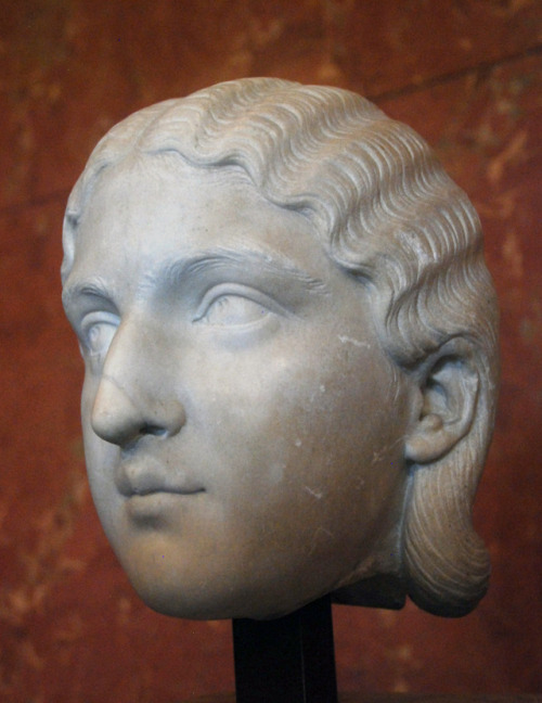 Empress Sallustia Orbiana, wife of Alexander Severus. 225-229 AD. Marble. Musée du Louvre, Paris. In
