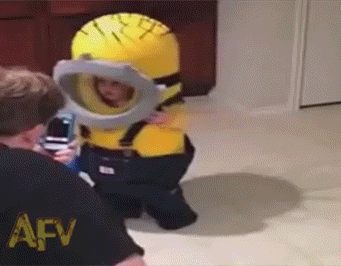 srsfunny:  My Heart Melts For This Baby Minion Costumehttp://srsfunny.tumblr.com/ 