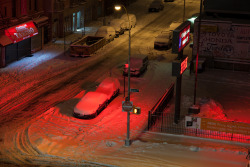 sickpage:  Paul McGeiver red and yellow snow,