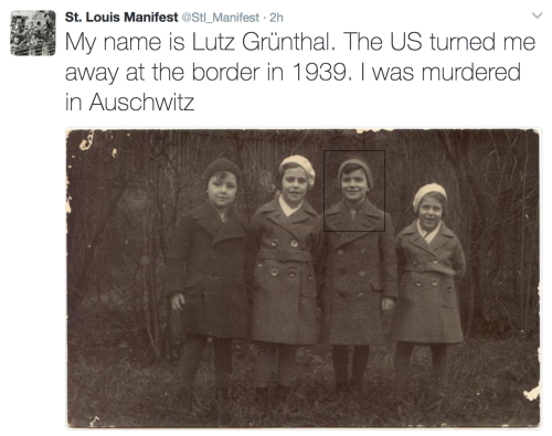 library-mermaid:On Holocaust Remembrance Day, this twitter account is posting the names and photos