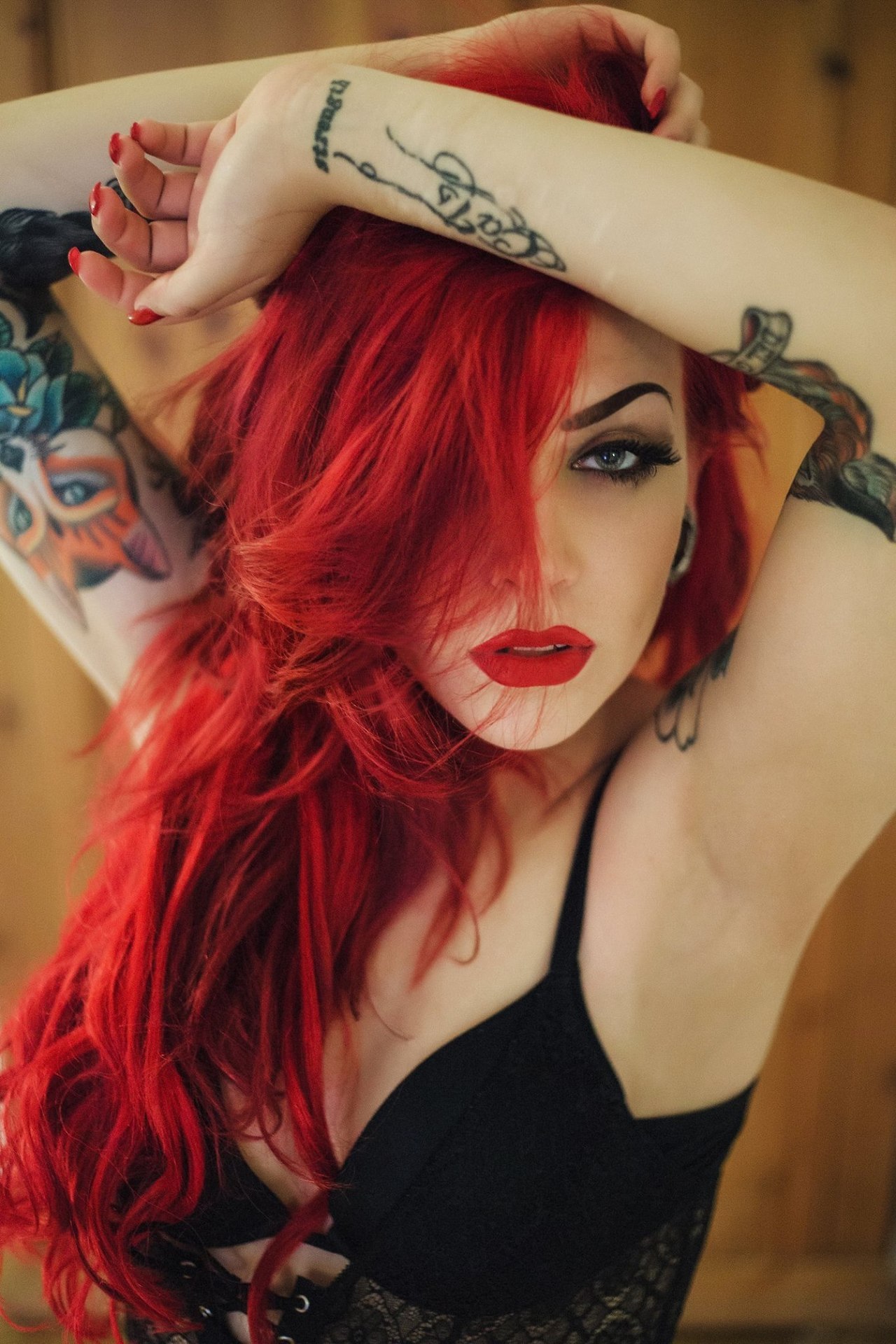 suicidegirlshere:  Have a good night everyone! 🌜🌛  Models: Brisen SGH Riae