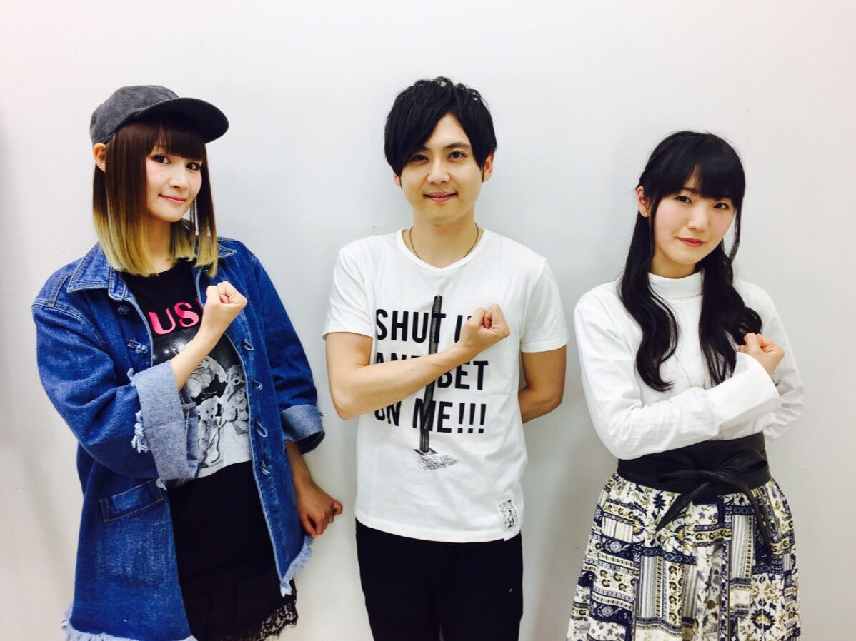 Shingeki no Kyojin seiyuu Kaji Yuuki (Eren; He’s wearing an Eren quote shirt from