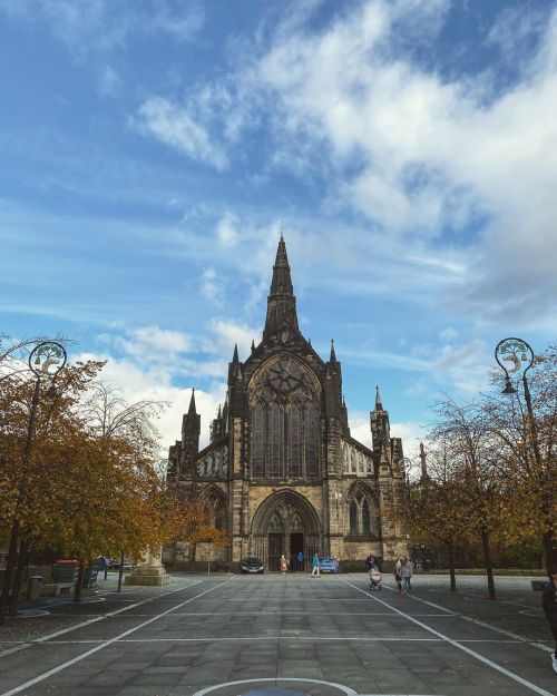 The Glasgow Cathedral in Fall . . . #crewlife #shotoniphone11promax #beautifuldestinations #travelgr