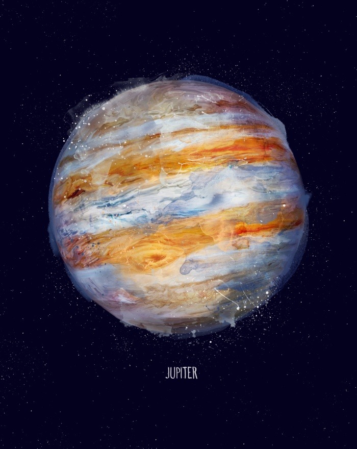 1000drawings:   Jupiter    by Amy Hamilton  