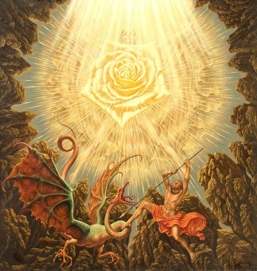 talonabraxas:De Muren van Jericho/The Liberation of Andromeda by Johfra Bosschart (1919 - 1998)