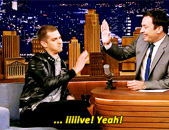 fallontonight:  It’s Friday! High fives all around, y’all!