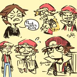 shaoriku:ahahaha red doodles