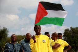 Momo33Me:the Athlete Delegation From South Africa Visit The Village Of Bil’in Today.