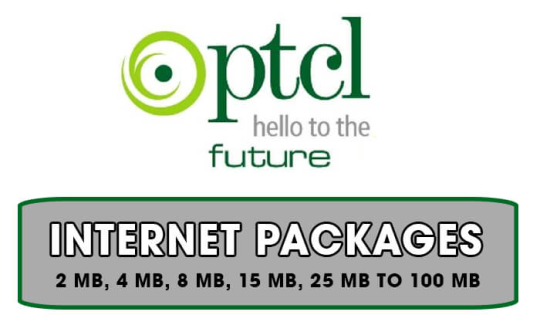 PTCL Internet Packages  2022 - 2Mb, 4Mb, 8Mb, 15Mb, 25Mb & 100MB