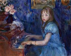 impressionistart:  Berthe Morisot in BlueDedicated to @eggsaucedead[xxx]